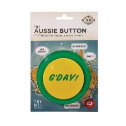 The G'Day Aussie Button - 10 Aussie Phrases!