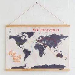 Cross Stitch Map: Stitch Your Travels Around The World!