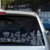 Cat Lady Car Window Decal Stickers 2 Cat Lady Car Window Decal Stickers -Entertainment Toy Store vhnchbm