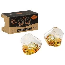 Gentlemen's Hardware Rocking Whisky Glasses -Entertainment Toy Store wild soft gentlemen s hardware rocking whiskey glasses yellow octopus 375649107978