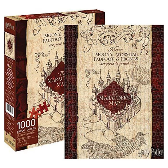 Harry Potter Marauder's Map 1000pc Jigsaw Puzzle 4 Harry Potter Marauder's Map 1000pc Jigsaw Puzzle - Image 2