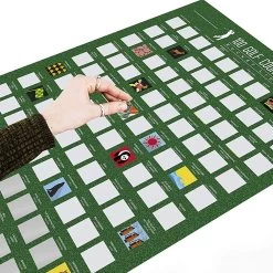 100 Golf Courses Bucket List Scratch Poster -Entertainment Toy Store yellow octopus 100 golf courses bucket list scratch poster 4