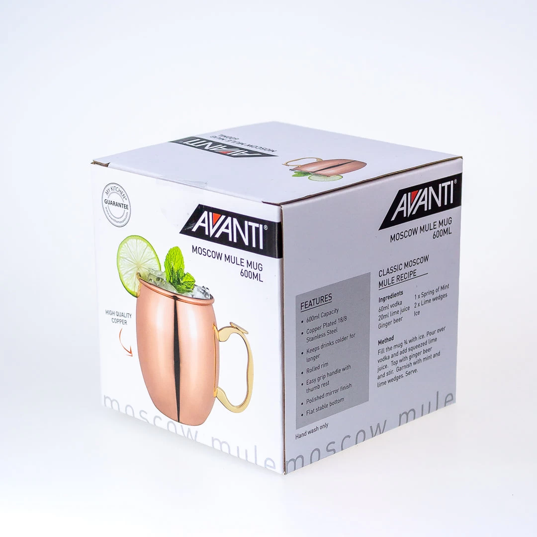 Copper Moscow Mule Mug 600ml 7 Copper Moscow Mule Mug 600ml - Image 5