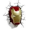 Marvel Iron Man Mask 3D Deco Light -Entertainment Toy Store yellow octopus 3D013