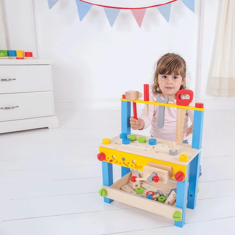 My First Workbench Wooden Toy Set 4 My First Workbench Wooden Toy Set - Image 3