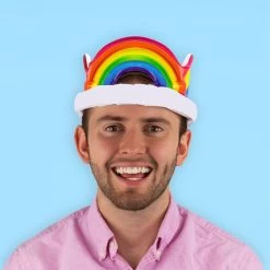 Inflatable Rainbow Crown