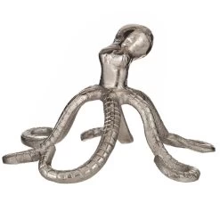 Octavia Silver Octopus Sculpture