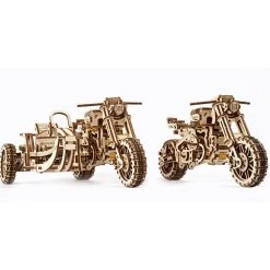 Ugears Mechanical Scrambler UGR-10 Motorbike & Sidecar Model Kit -Entertainment Toy Store yellow octopus Ugears Motorcycle Scrambler UGR 10 with sidecar07 max 1100