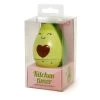 Avocado Kitchen Timer -Entertainment Toy Store yellow octopus avocado kitchen timer 1