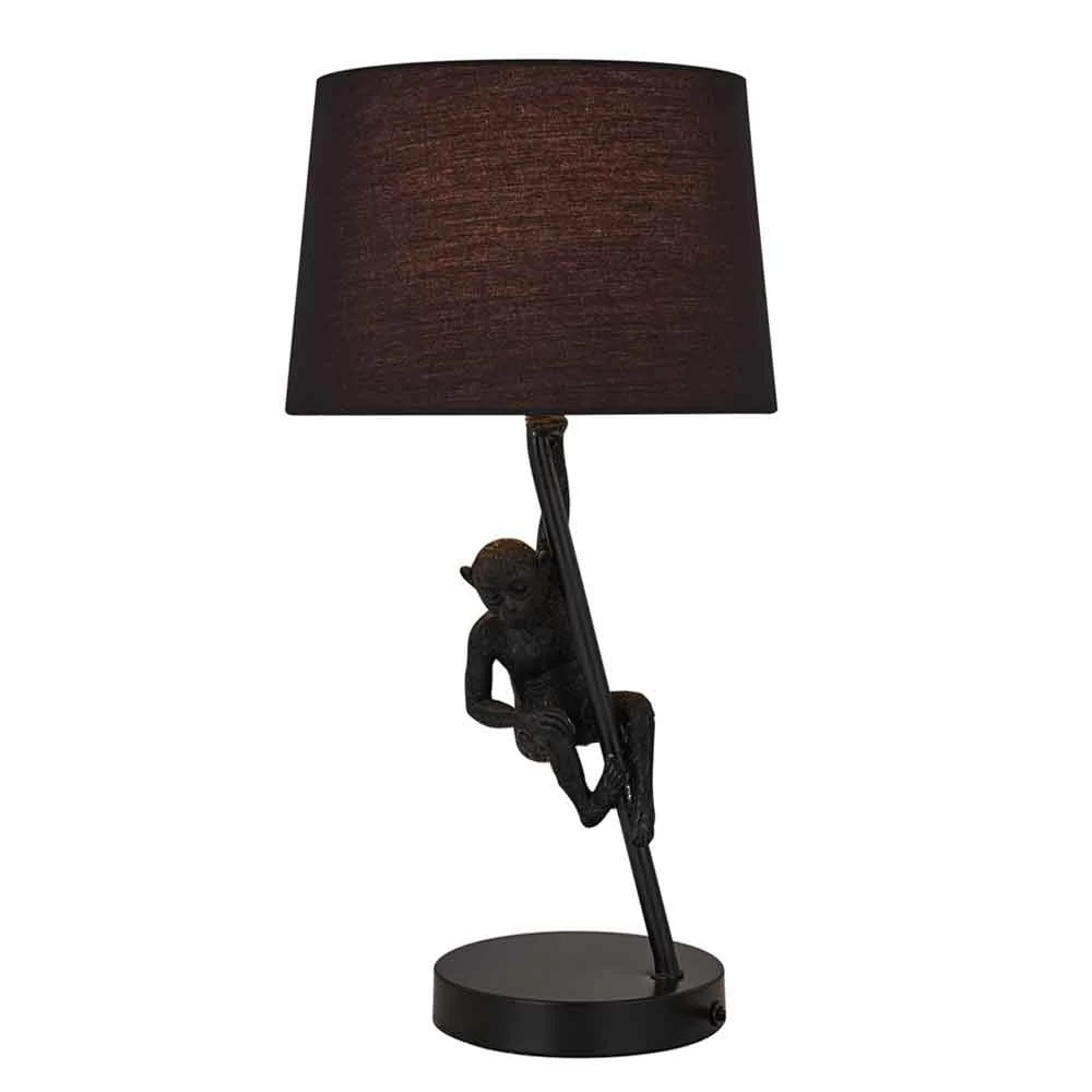 Black Hanging Monkey Table Lamp 3 Black Hanging Monkey Table Lamp