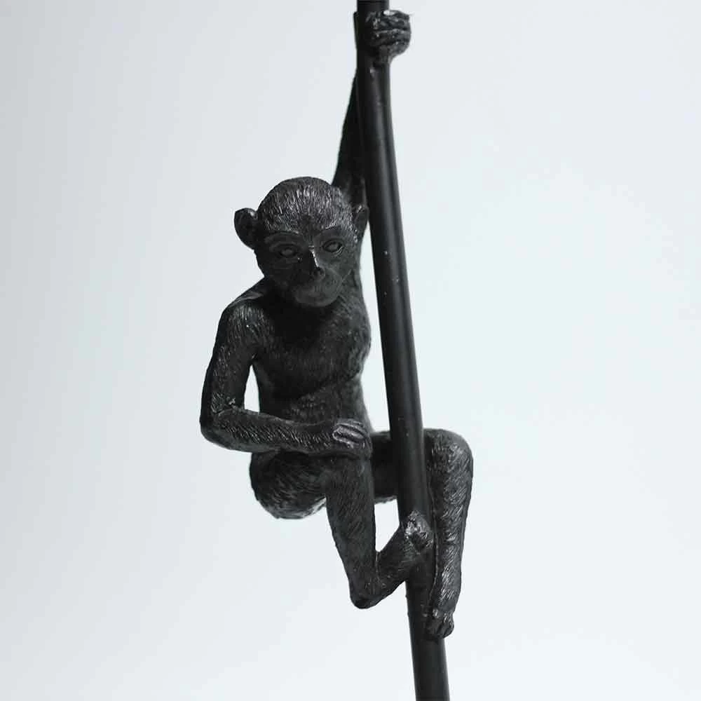 Black Hanging Monkey Table Lamp 5 Black Hanging Monkey Table Lamp - Image 3