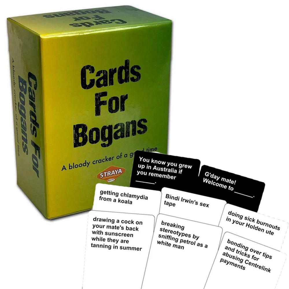Cards For Bogans Party Game 3 Cards For Bogans Party Game