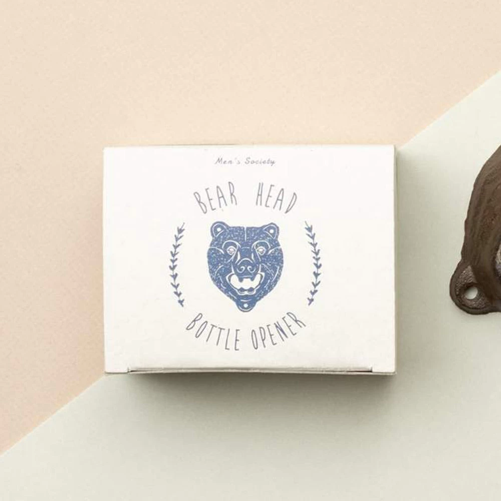 Cast Iron Bear Head Bottle Opener 4 Cast Iron Bear Head Bottle Opener - Image 2