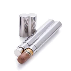 Stainless Steel Cigar Holder & Flask