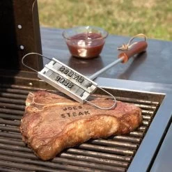 Custom BBQ Branding Iron - 52 Interchangeable Letters