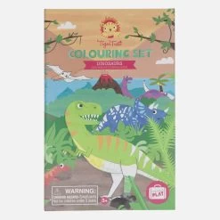 Tiger Tribe Dinosaur Colouring Set