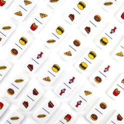 Foodominoes Domino Game 7 Foodominoes Domino Game -Entertainment Toy Store yellow octopus foodominoes domino game 3