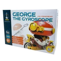 George The 6-in-1 Gyroscope Kit -Entertainment Toy Store yellow octopus george the gyroscope 6 in 1 set 1