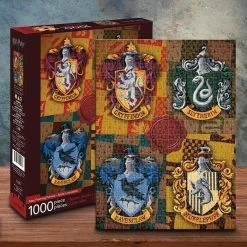 Harry Potter Hogwarts Houses 1000pc Jigsaw Puzzle
