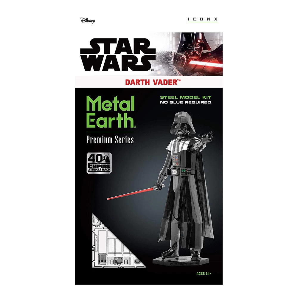 Star Wars Darth Vader Metal Model Kit | Metal Earth 4 Star Wars Darth Vader Metal Model Kit | Metal Earth - Image 2