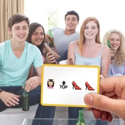 Name The Emoticon Card Game -Entertainment Toy Store yellow octopus name the emoticon card game 2