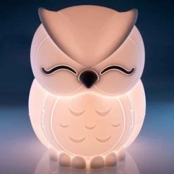 Owl Touch-Sensitive Rechargeable LED Night Light