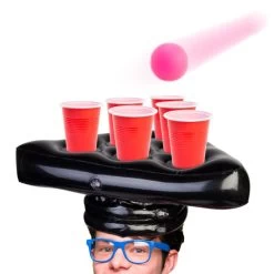 Inflatable Pong Hat Drinking Game