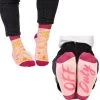 Glittery Queen Mum Off Duty Non-Slip Socks -Entertainment Toy Store yellow octopus queen mum glittery socks 4