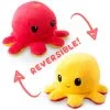 Reversible Octopus Mood Plushie Red & Yellow 1 Reversible Octopus Mood Plushie Red & Yellow -Entertainment Toy Store yellow octopus reversible yellow red mood octopus plush toy 1