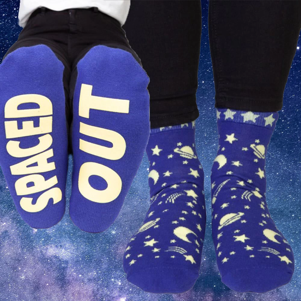 Spaced Out Secret Message Socks 3 Spaced Out Secret Message Socks