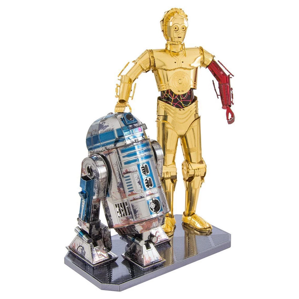 Star Wars R2-D2 & C-3PO Metal Model Kit | Metal Earth 6 Star Wars R2-D2 & C-3PO Metal Model Kit | Metal Earth - Image 4