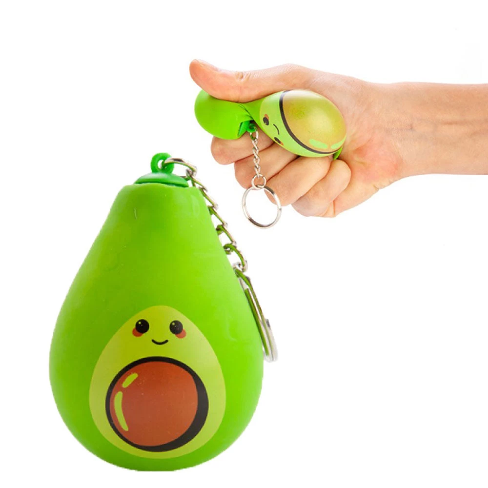 Stress Avocado Keychain 3 Stress Avocado Keychain