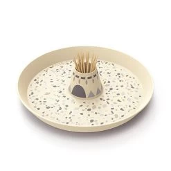Teepee Tipi Snack Dish With Toothpick Holder 7 Teepee Tipi Snack Dish With Toothpick Holder -Entertainment Toy Store yellow octopus teepee tipi snack dish toothpick holder 1