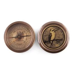 Brass Vintage Explorer Kookaburra Compass