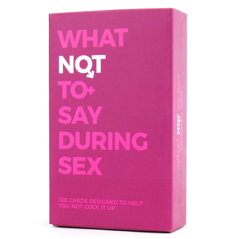 What Not To Say During Sex Cards 4 What Not To Say During Sex Cards - Image 2
